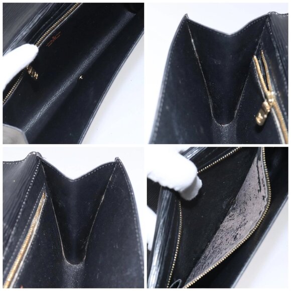 LOUIS VUITTON Epi Art Deco Clutch Bag Black - Picture 14 of 15